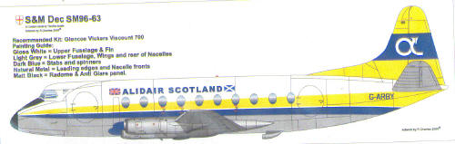Vickers Viscount 700 (Alidair Schotland) sm96-63