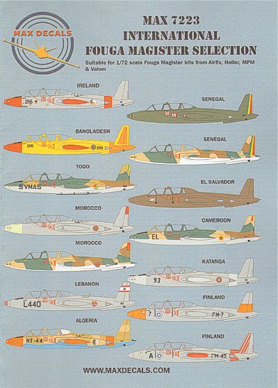 International Fouga Magisters MD7223