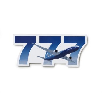 Boeing 777 Die-Cut Sticker 585085030048