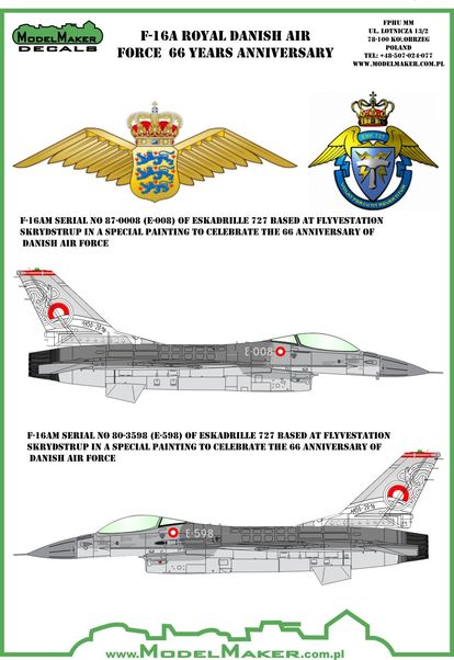 Danish F-16 66 years anniversary MMD-72092