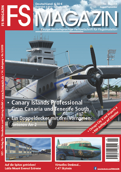 FS Magazin: Fachzeitschrift für Flugsimulation nr. 5/2019 August/September 2019 419704850650504