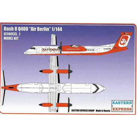 Air Berlin Group Bombardier Dash 8-Q400 Safety Card Operated By LGW Issue 2 Neu