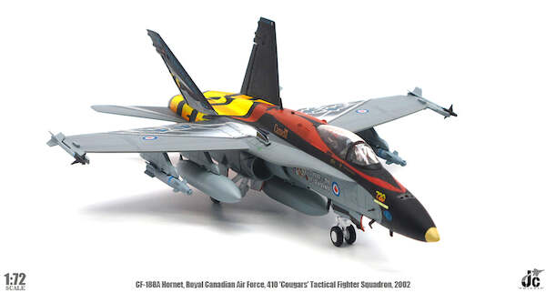 CF188A Hornet Royal Canadian Air Force, 410 'Cougars' Tactical Fighter Squadron, 2002 JCW-72-F18-011