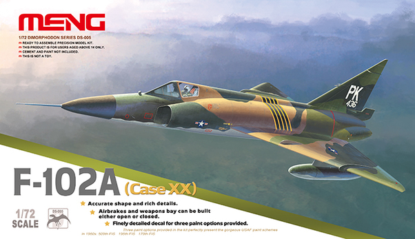 Convair F102A Delta Dagger Case XX DS005