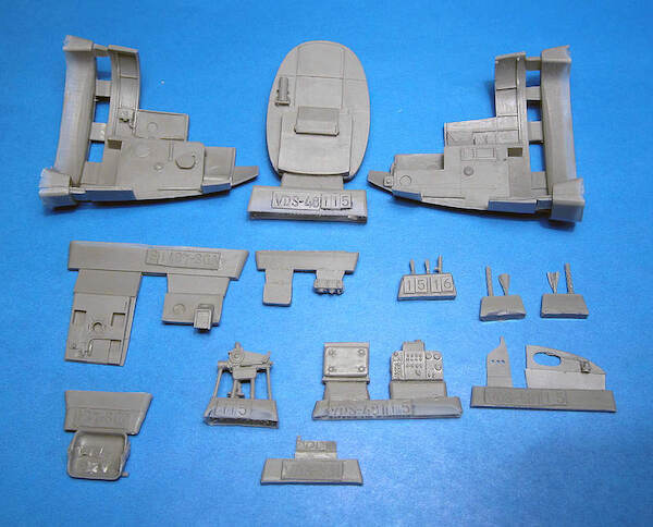 Douglas A20B Boston/Havoc navigator's cockpit (AMT/Italeri/Revell kit) VDS48115
