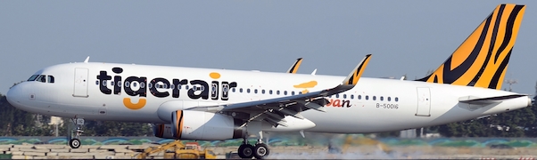 A320 (Tigerair Taiwan) B-50016 With Stand XX2224