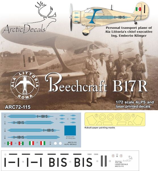 Beech B17R Staggerwing (Ala Littoria I-IBIS ) ARC72-115