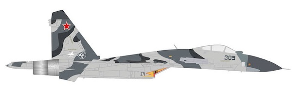 SU-27SM Demonstrator Soviet Air Force 305 black 571425