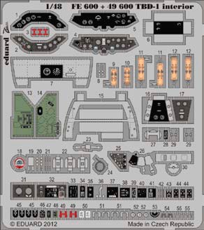Detailset TBD-1 Devastator Interior Self Adhesive (Great Wall) E49-600