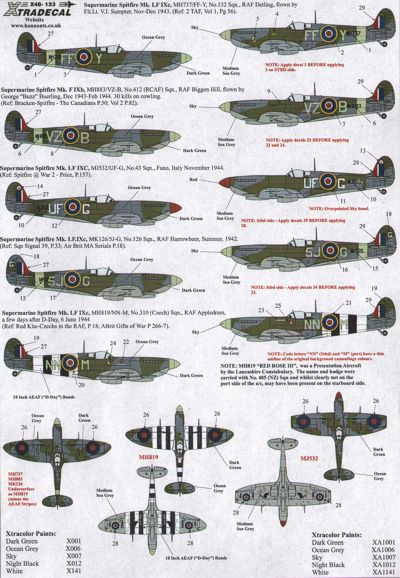 Spitfire MKIXc X48123