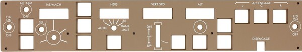 B747 MCP panel. P74B9