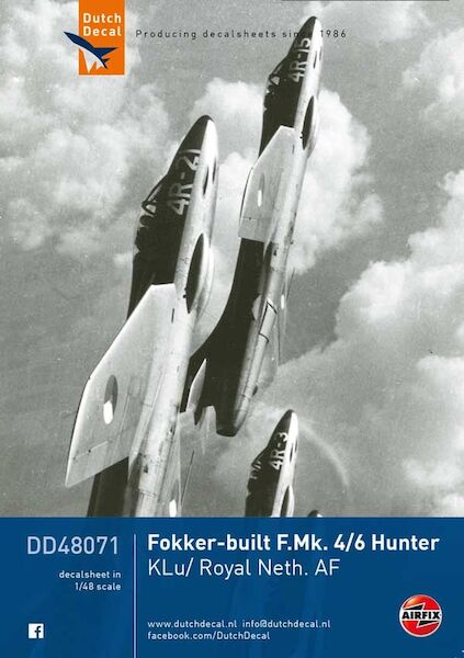 Hawker (Fokker Built) Hunter F MK4/6 (KLU/ RNethAF) DD48071