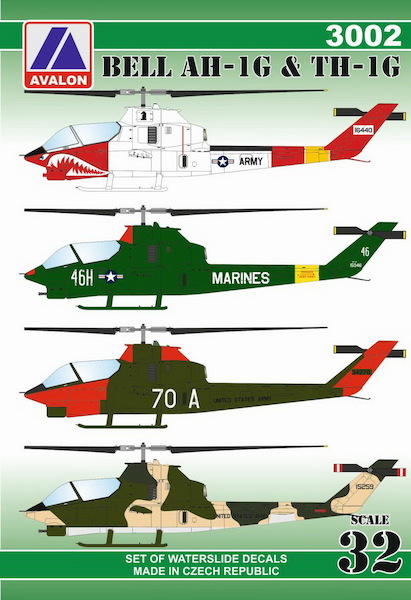 Bell AH-1G & TH-1G Cobra (for ICM) 3002