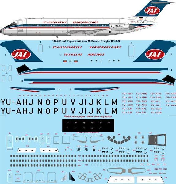 Mcdomnnell Douglas Dc9 32 Jat Yugoslav Airlines