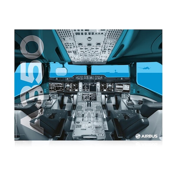 Airbus A350 XWB cockpit poster A350XWB