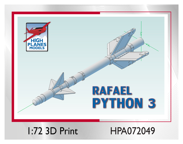 Rafael Python3 air to air missile (2x) HPA072049