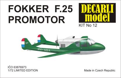 Fokker F25 Promotor (LIMITED!!!!, one time supply) DCR72012