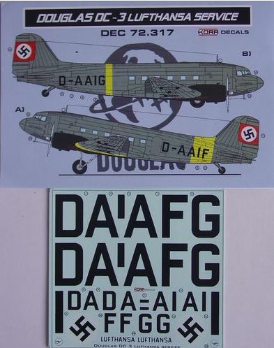 Douglas DC3 (Lufthansa Service) KDEC72317