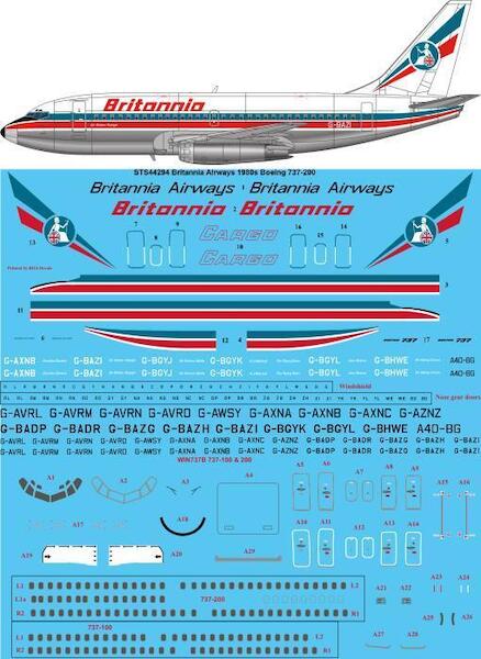 Boeing 737-200 (Britannia Airways 1980's) STS44294