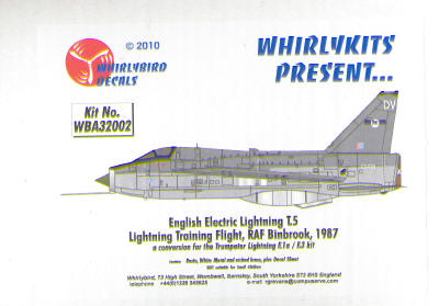 Lightning T5 (LTF) (Trumpeter Lightning F1/3) WBA32002