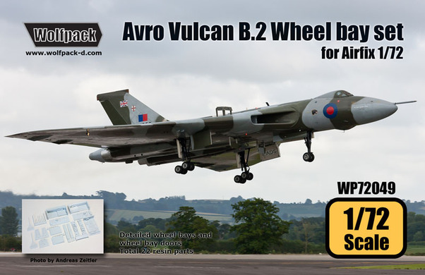Avro Vulcan B Mk.2 Wheelbay Set (Airfix) WP72049