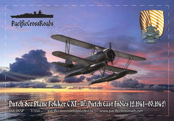 Fokker CXIW Dutch Sea Plane (Dutch East Indies 12.1941-03.1942) 2- models included 666-06SP