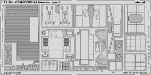 Detailset PBM-5/PBM-5A Mariner Interior Self Adhesive (Minicraft) E73-499
