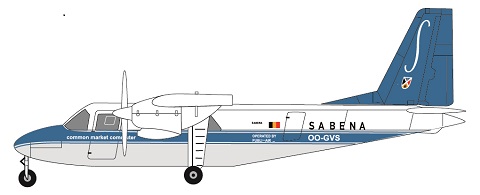 Britten Norman BN2 Islander (Sabena) FR14115