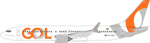 Boeing 737 MAX 8 Gol Linhas Aereas Inteligentes PR-XMD With Stand IF73MG30820