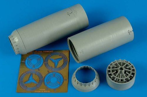F14A Tomcat Exhausts nozzles (Open) (Tamiya) 2181