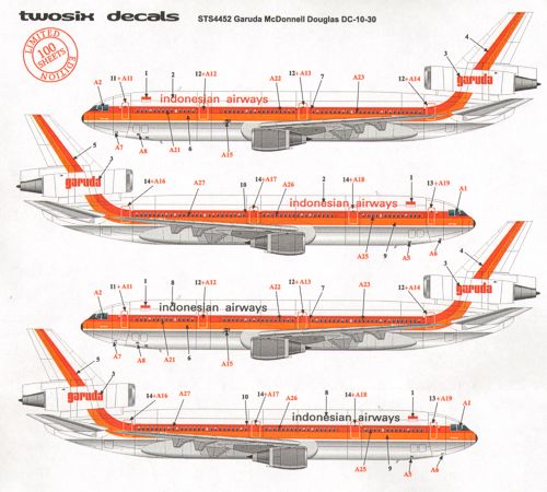 McDonnell Douglas DC10-30 (Garuda) sts4452