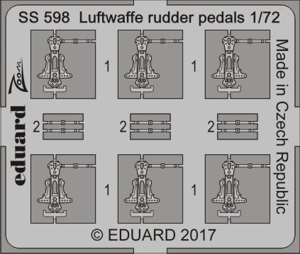 Detailset Luftwaffe Rudder Pedals SS598