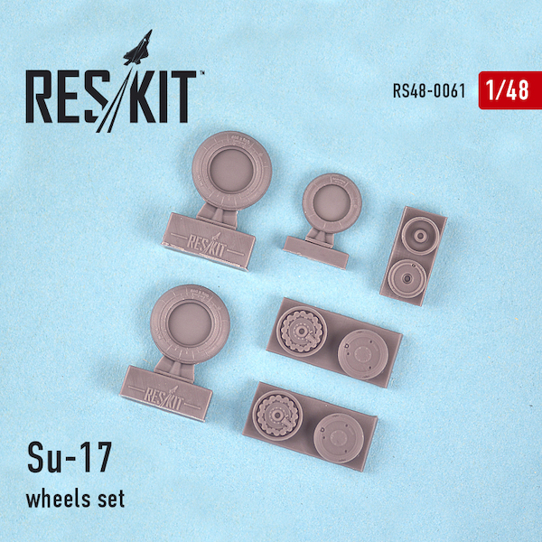 Sukhoi Su17 Fitter wheels set RS48-061