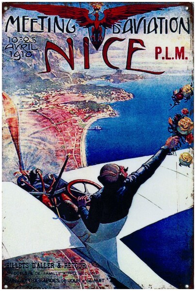 Meeting d'Aviation Nice metal poster metal sign YD8817EI