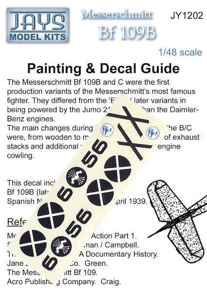Messerschmitt BF109B (Spanish Civil War) jy1202
