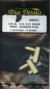 100 LB US G.P Bombs 2x (WW2 & Korea) TD48501