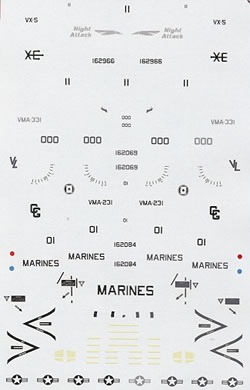 72-585 AV8B Super Harrier VMA231,VX5,VMA331 72-585