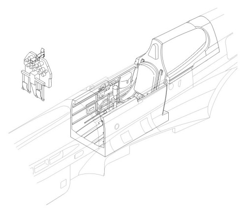 P40E Interior set (Hasegawa) 4153
