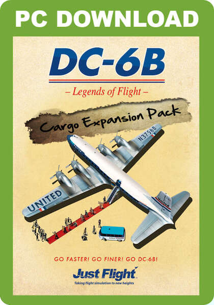 DC-6B - Legends of Flight Cargo Expansion Pack (download version FSX) J3F000091-D