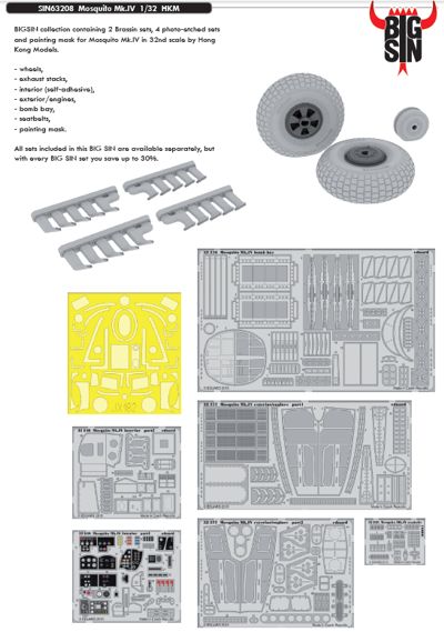 Mosquito MKIV BigSin Set for Hong Kong Models esin63208