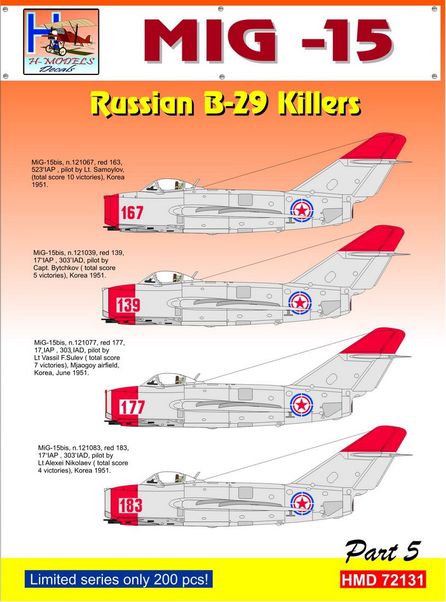 B29 Killers - Russian MiG-15s over Korea HMD72131