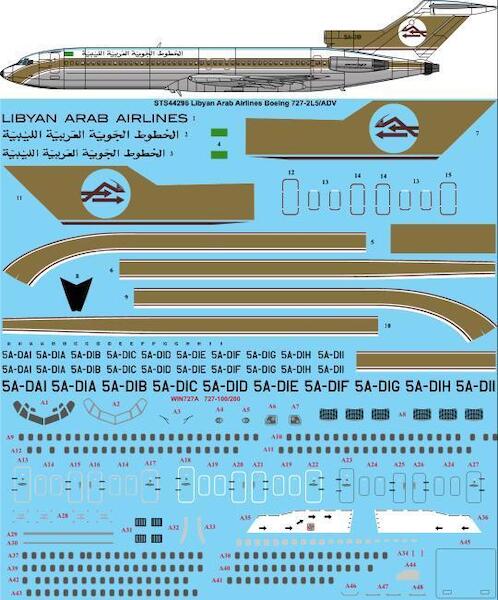Boeing 727-200 (Libyan Arab Airlines) STS44296