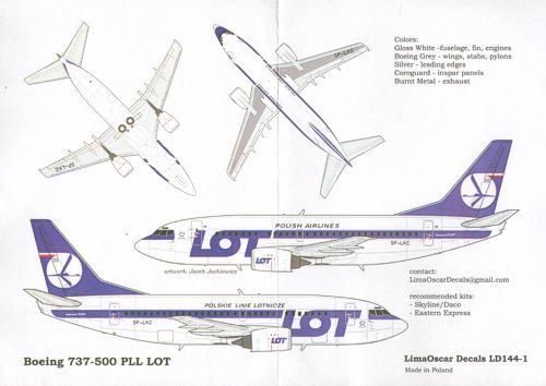 Boeing 737-500 (LOT) LD144-01