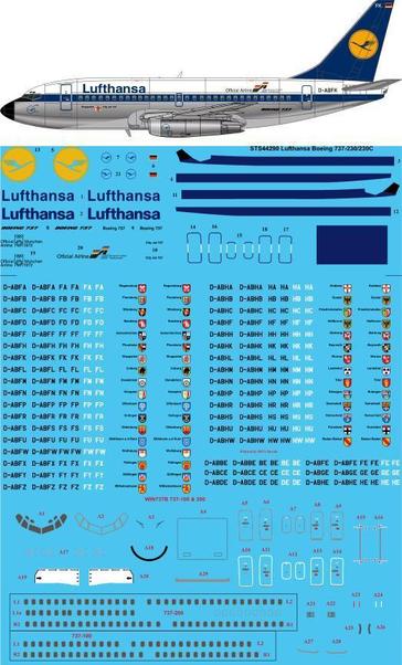 Boeing 737-230 (Lufthansa 1970's) STS44290