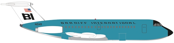 BAC 1-11-200 (Braniff International