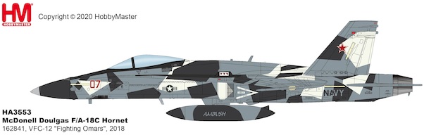 F/A-18C Hornet US Navy, 162841, VFC-12