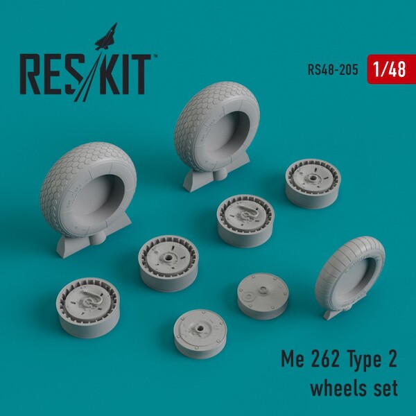 Messerschmitt Me262 type 2 Wheel Set RS48-0205