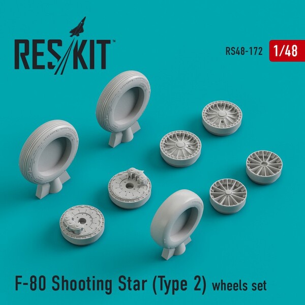 Lockheed F80/T33 Shooting Star Type 3 Wheel set RS48-0172