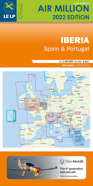 Iberia: VFR Chart Spain and Portugal 2022  IBERIA