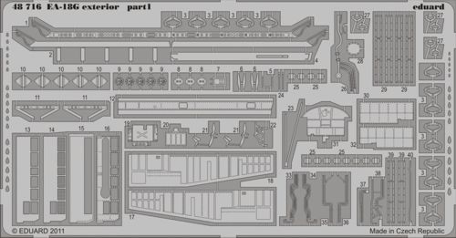 Detailset EA18G Growler Exterior (Hasegawa) E48-716